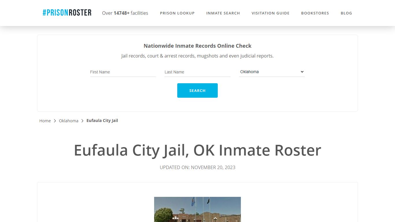 Eufaula City Jail, OK Inmate Roster - Prisonroster