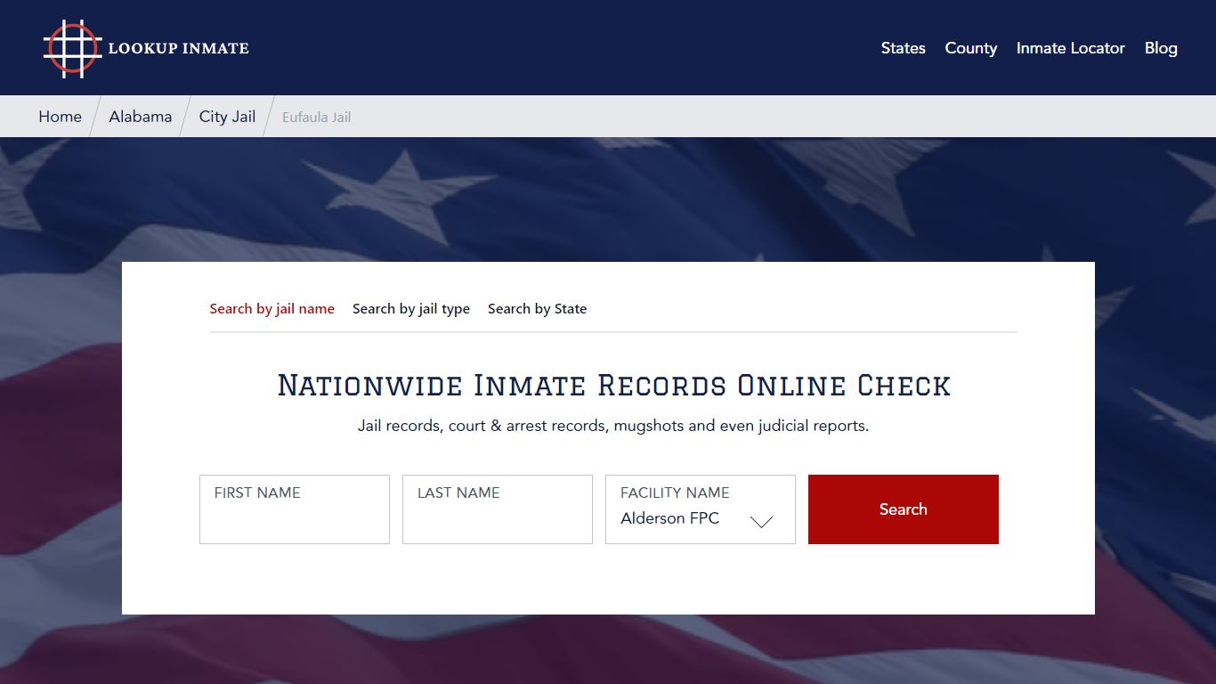 Eufaula Jail in Alabama - Lookup Inmate